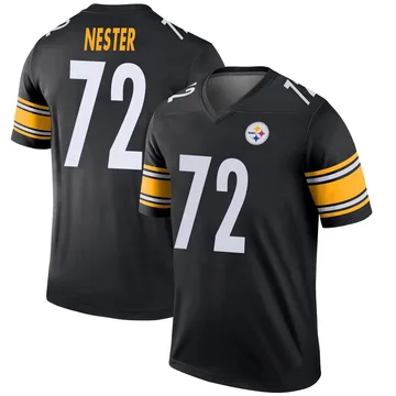 Men's Doug Nester Pittsburgh Steelers Legend Black Jersey
