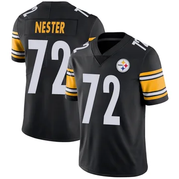 Men's Doug Nester Pittsburgh Steelers Limited Black Team Color Vapor Untouchable Jersey