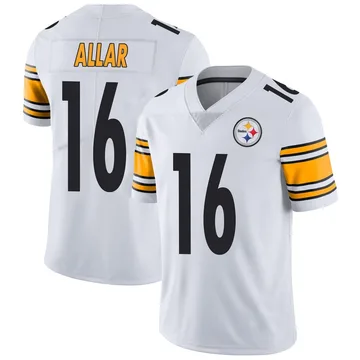 Men's Drew Allar Pittsburgh Steelers Limited White Vapor Untouchable Jersey