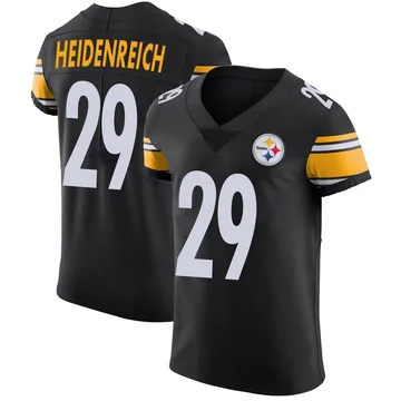 Men's Eli Heidenreich Pittsburgh Steelers Elite Black Team Color Vapor Untouchable Jersey