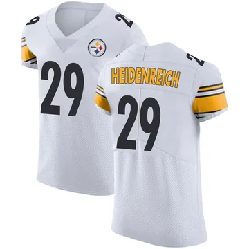 Men's Eli Heidenreich Pittsburgh Steelers Elite White Vapor Untouchable Jersey