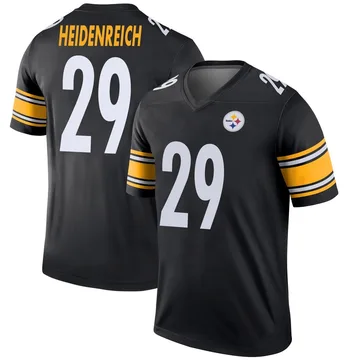 Men's Eli Heidenreich Pittsburgh Steelers Legend Black Jersey