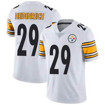 Men's Eli Heidenreich Pittsburgh Steelers Limited White Vapor Untouchable Jersey
