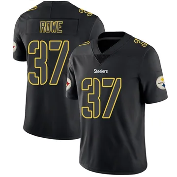 Men's Eric Rowe Pittsburgh Steelers Limited Black Impact Jersey