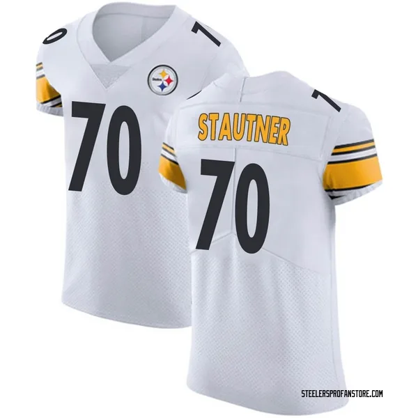 Men's Ernie Stautner Pittsburgh Steelers Elite White Vapor Untouchable Jersey