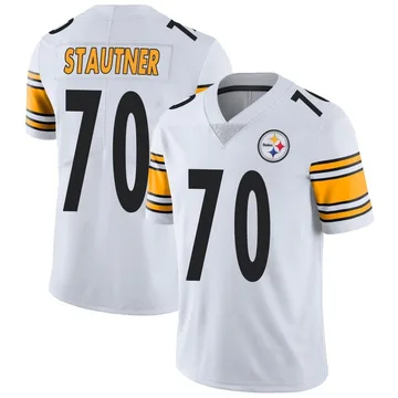 Men's Ernie Stautner Pittsburgh Steelers Limited White Vapor Untouchable Jersey