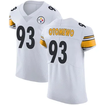 Men's Esezi Otomewo Pittsburgh Steelers Elite White Vapor Untouchable Jersey