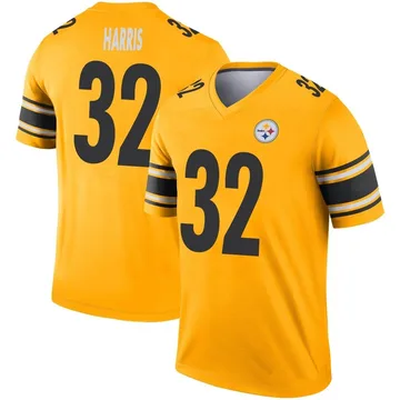 Men's Franco Harris Pittsburgh Steelers Legend Gold Inverted Jersey