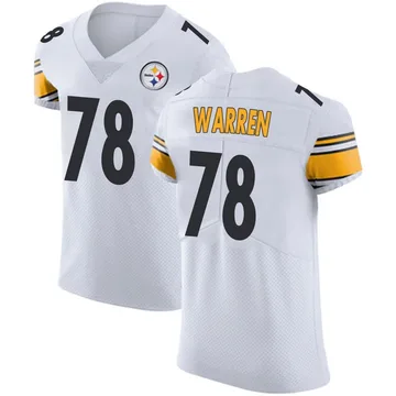 Men's Gareth Warren Pittsburgh Steelers Elite White Vapor Untouchable Jersey