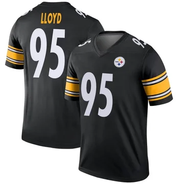 Men's Greg Lloyd Pittsburgh Steelers Legend Black Jersey