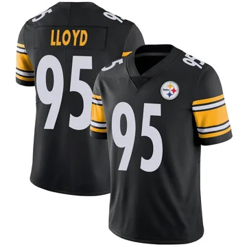 Men's Greg Lloyd Pittsburgh Steelers Limited Black Team Color Vapor Untouchable Jersey