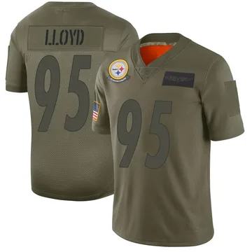 Men's Greg Lloyd Pittsburgh Steelers Limited Camo 2019 Salute to Service Jersey