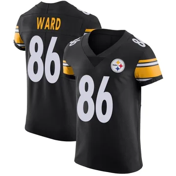 Men's Hines Ward Pittsburgh Steelers Elite Black Team Color Vapor Untouchable Jersey