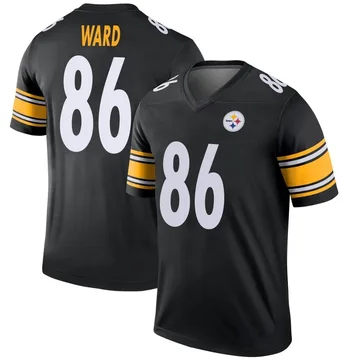 Men's Hines Ward Pittsburgh Steelers Legend Black Jersey