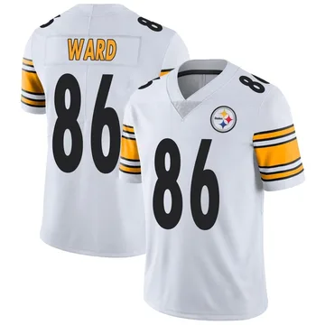 Men's Hines Ward Pittsburgh Steelers Limited White Vapor Untouchable Jersey