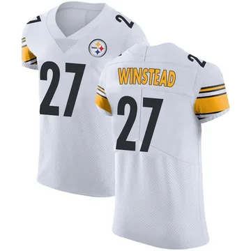 Men's Isaiah Winstead Pittsburgh Steelers Elite White Vapor Untouchable Jersey