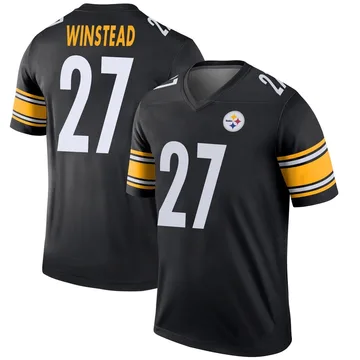 Men's Isaiah Winstead Pittsburgh Steelers Legend Black Jersey