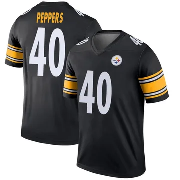Men's Jabrill Peppers Pittsburgh Steelers Legend Black Jersey