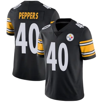 Men's Jabrill Peppers Pittsburgh Steelers Limited Black Team Color Vapor Untouchable Jersey