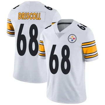 Men's Jack Driscoll Pittsburgh Steelers Limited White Vapor Untouchable Jersey