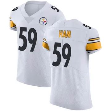Men's Jack Ham Pittsburgh Steelers Elite White Vapor Untouchable Jersey