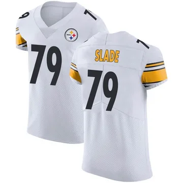 Men's Jacob Slade Pittsburgh Steelers Elite White Vapor Untouchable Jersey