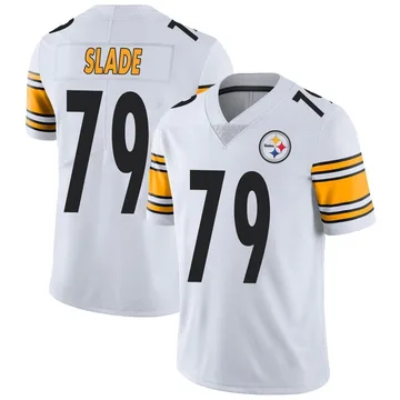Men's Jacob Slade Pittsburgh Steelers Limited White Vapor Untouchable Jersey