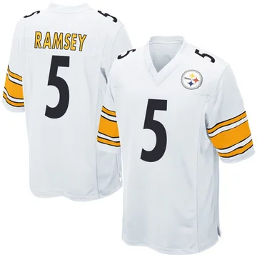 Men's Jalen Ramsey Pittsburgh Steelers Game White Jersey