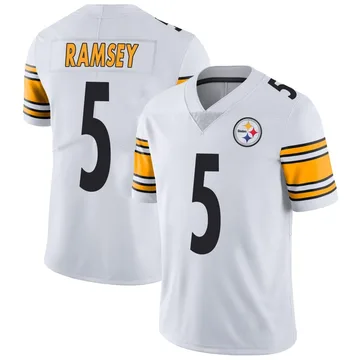 Men's Jalen Ramsey Pittsburgh Steelers Limited White Vapor Untouchable Jersey