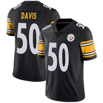 Men's Jamin Davis Pittsburgh Steelers Limited Black Team Color Vapor Untouchable Jersey