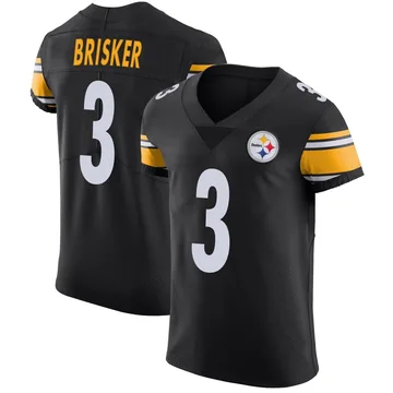 Men's Jaquan Brisker Pittsburgh Steelers Elite Black Team Color Vapor Untouchable Jersey