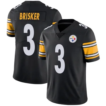 Men's Jaquan Brisker Pittsburgh Steelers Limited Black Team Color Vapor Untouchable Jersey