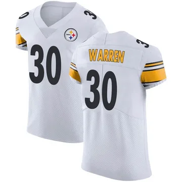Men's Jaylen Warren Pittsburgh Steelers Elite White Vapor Untouchable Jersey