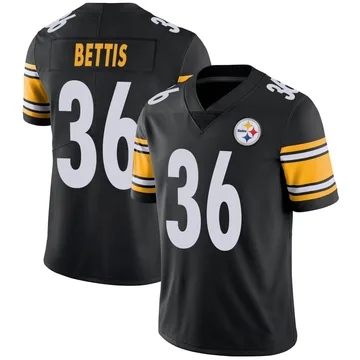Men's Jerome Bettis Pittsburgh Steelers Limited Black Team Color Vapor Untouchable Jersey
