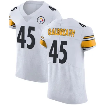 Men's JJ Galbreath Pittsburgh Steelers Elite White Vapor Untouchable Jersey
