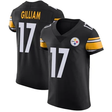Men's Joe Gilliam Pittsburgh Steelers Elite Black Team Color Vapor Untouchable Jersey