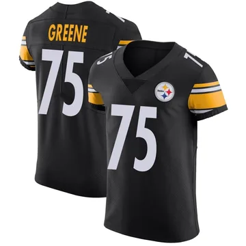 Men's Joe Greene Pittsburgh Steelers Elite Black Team Color Vapor Untouchable Jersey