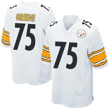 Men's Joe Greene Pittsburgh Steelers Game White Jersey