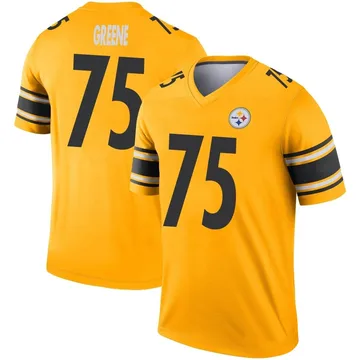 Men's Joe Greene Pittsburgh Steelers Legend Gold Inverted Jersey