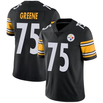 Men's Joe Greene Pittsburgh Steelers Limited Black Team Color Vapor Untouchable Jersey