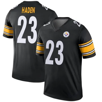 Men's Joe Haden Pittsburgh Steelers Legend Black Jersey