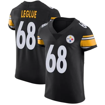 Men's John Leglue Pittsburgh Steelers Elite Black Team Color Vapor Untouchable Jersey
