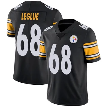 Men's John Leglue Pittsburgh Steelers Limited Black Team Color Vapor Untouchable Jersey