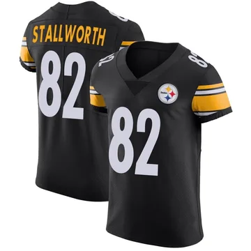 Men's John Stallworth Pittsburgh Steelers Elite Black Team Color Vapor Untouchable Jersey