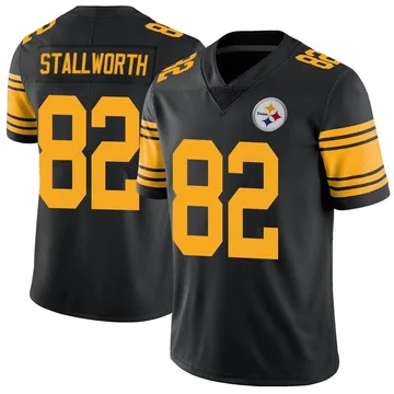 Men's John Stallworth Pittsburgh Steelers Limited Black Color Rush Jersey