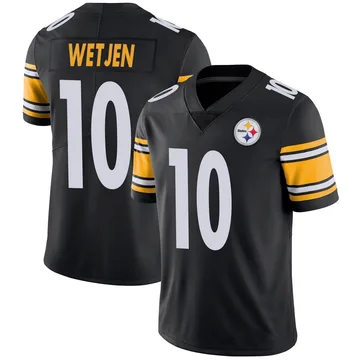 Men's Kaden Wetjen Pittsburgh Steelers Limited Black Team Color Vapor Untouchable Jersey