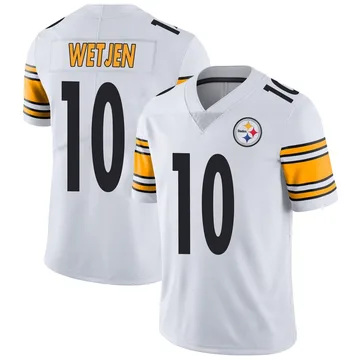 Men's Kaden Wetjen Pittsburgh Steelers Limited White Vapor Untouchable Jersey