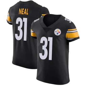 Men's Keanu Neal Pittsburgh Steelers Elite Black Team Color Vapor Untouchable Jersey