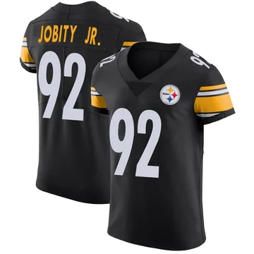 Men's Kevin Jobity Jr. Pittsburgh Steelers Elite Black Team Color Vapor Untouchable Jersey