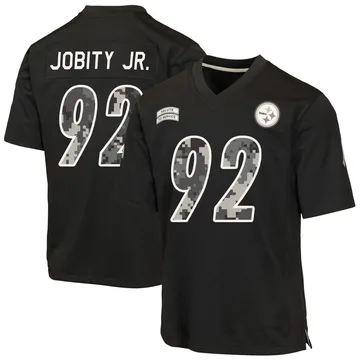 Men's Kevin Jobity Jr. Pittsburgh Steelers Game Black 2026 Salute to Service Jersey